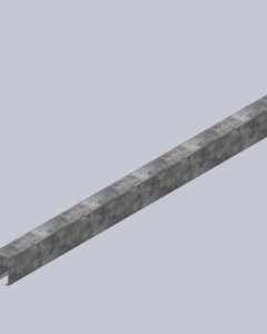 Central Support Catwalk UV600 45x80x1175 V2 - Internal produ